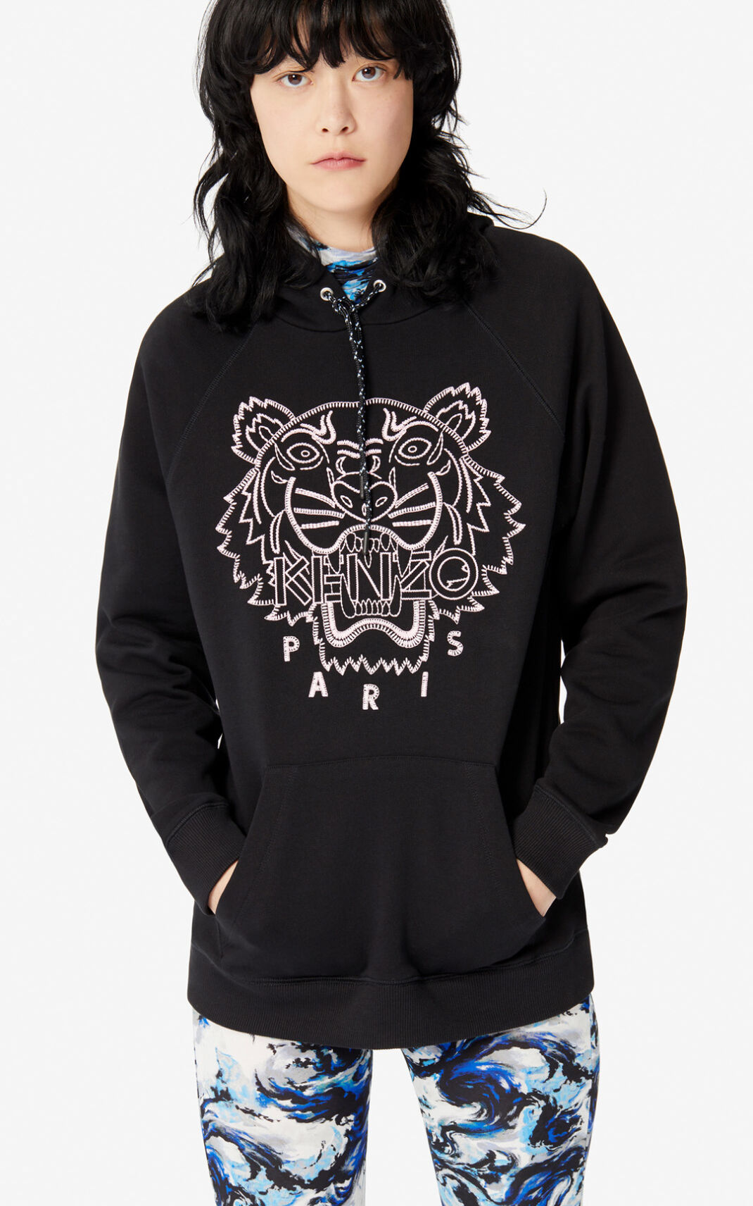 Sudaderas Con Capucha Kenzo Capsule Expedition Mujer Negras BSD796413